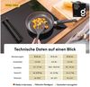 Hoffmann Germany Pfannen-Set STONIQ Bratpfannen 3er Ø 20+24+28 cm IQ-SHIELD – Made in Germany, Aluguss (Set, 3-tlg, 1x Bratpfanne Ø 20 cm + 1x Ø 24 cm + 1x Ø 28 cm), Gesamtvolumen 3,2 l, abnehmbarer Stielgriff, Induktion, PFAS-frei Bild 2