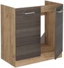 Spülenunterschrank R-Line Edelgrau 80 cm AP Marmor Vicco Bild 5