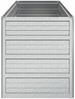 vidaXL Garten-Hochbeet 100x40x45 cm Verzinkter Stahl Silber 316897 Bild 5