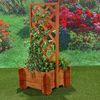 Rosenbogen Pflanzkübel Pergola Spalier Rankhilfe Blumenkübel Torbogen Holz Bild 2