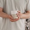 Eulenschnitt Tasse Becher Papa Bild 2