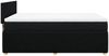 vidaXL Boxspringbett mit Matratze Schwarz 140x200 cm Stoff 3287474 Bild 5