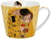 DUO ART GALLERY Becher 610 ml THE KISS ECRU New Bone China Porzellan Bild 2