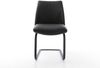 Freischwinger Elso-Flex Echt-Leder Schwarz Freischwinger flach Schwarz Taschenfederkern Bild 2