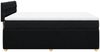vidaXL Boxspringbett mit Matratze Schwarz 140x190 cm Stoff 3287460 Bild 5