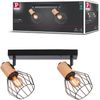 Paulmann 66767 Spotlight Lanka 2-flammig E14 230V max. 20W Schwarz Holz Bild 4