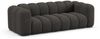 Micadoni Sofa Lupine 3-Sitzer Chenille Eden Dunkelgrau Bild 2