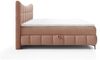 Boxspringbett Schlafzimmerbett CHARLES PREMIUM 120x200cm Stoff Aragon Rostbraun Bild 4