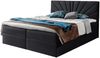 99rooms Lazzaro Boxspringbett Velours JASMINE Schwarz 120x200 cm Bild 3