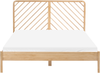 Bett mit Lattenrost Kiefernholz SEPHOS 160x200 cm Hellbraun Bild 4