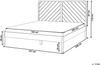 Bett mit Lattenrost Kiefernholz SEPHOS 160x200 cm Hellbraun Bild 2