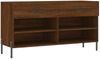 vidaXL Schuhbank Braun Eichen-Optik 102x35x55 cm Holzwerkstoff 829755 Bild 2