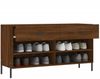 vidaXL Schuhbank Braun Eichen-Optik 102x35x55 cm Holzwerkstoff 829755 Bild 4