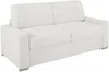 Schlafsofa 3-Sitzer CALITO - Weiß - Liegefläche: 140 cm - Matratzenhöhe: 14 cm Bild 3