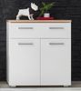 Schuhschrank >Greifswald< in Weiß - 78x85x38cm (BxHxT) Bild 2