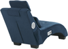 Chaiselongue Samtstoff mit Bluetooth Lautsprecher USB-Port blau SIMORRE Bild 5