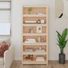 vidaXL Bücherregal 80x35x183 cm Massivholz Kiefer 821694 Bild 3