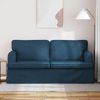 vidaXL Sofa Blau 162 x 80 x 85 cm Stoff 42024496 Bild 3