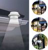 HAC24 LED Dachrinnenleuchte 8x Dachrinnenlampe Dachrinnen Lampe Regenrinne Solarleuchte, LED fest integriert, Kaltweiß, Je 3 LEDs Kaltweiß inkl. Befestigungsmaterial Bild 2