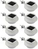 HAC24 LED Dachrinnenleuchte 8x Dachrinnenlampe Dachrinnen Lampe Regenrinne Solarleuchte, LED fest integriert, Kaltweiß, Je 3 LEDs Kaltweiß inkl. Befestigungsmaterial Bild 4