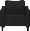 vidaXL Sessel , Schwarz, 78x80 cm Bild 3