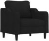 vidaXL Sessel , Schwarz, 78x80 cm Bild 2