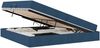 vidaXL Aufbewahrungsbett mit Matratze Blau 200 x 200 cm Polyester 3399687 Bild 2