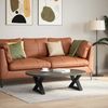 vidaXL Couchtischbeine 2 Stk. Schwarz 50x(30-31,3) cm Stahl 4012684 Bild 3