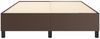 vidaXL Bettgestell Braun 140x200 cm Kunstleder 3121050 Bild 5