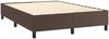 vidaXL Bettgestell Braun 140x200 cm Kunstleder 3121050 Bild 4
