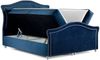 Boxspringbett Bedran Lux, Blau, 120x200 cm Bild 3