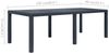 vidaXL Gartentisch, Kunststoff Rattan-Optik anthrazit, 220 x 90 x 72 cm Bild 5