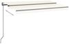 vidaXL Markise Automatisch Einziehbar 450x350 cm Creme 3069207 Bild 3
