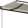 vidaXL Markise Automatisch Einziehbar 450x350 cm Creme 3069207 Bild 5