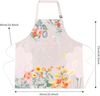 Agger Kochschürze Florale Schürzen zum Kochen Backen Gartenar Bild 2