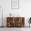 vidaXL Sideboard Geräucherte Eiche 135 x 41 x 75 cm Holzwerkstoff 3333890 Bild 4