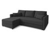 AX LIVING Sofa Klein mit Schlaffunktion Dolceo L Dunkelgraphit 226 cm Bild 2