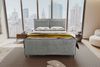 99rooms Vero Plus Boxspringbett 140x200 cm Cordstoff POSO Hellgrau Bild 2
