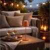 Brilliant LED Tischleuchte Kaami - mobile LED Außen Akku Tischlampe 2er-Set, Dimmfunktion, mehrere Helligkeitsstufen, LED fest integriert, Warmweiß, 310 lm, Touchdimmer, USB, Akku, Outdoor, Indoor, Akkuleuchte 37cm hoch Bild 2