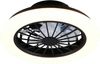 Hanseatic LED Deckenleuchte DLVO69222RS, Deckenventilator mit Licht Ø 38cm, inkl Fernbedienung, CCT - über Fernbedienung, Dimmfunktion, Fernbedienung, Infrarot inkl, Memoryfunktion, Nachtlichtfunktion, Timerfunktion, Ventilatorfunktion, getrennt schalt... Bild 2