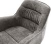 Drehstuhl Kaira-Flex Bouclé Soft Schlamm Kreuzgestell breit Graphit 360° drehbar Wippfunktion Bild 4