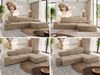 Mks Möbel 'RILASSO' Ecksofa, mit Relax-funktion, Elektrisch verstellbarer Sitz, L-förmige Ecke mit Armlehnen, Wellenfeder, Beige, Stoff, rechts Bild 2