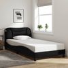 vidaXL Bettgestell mit LED ohne Matratze "Hvar" Schwarz 100x200 cm Stoff 3213685 Bild 4