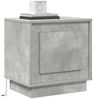vidaXL Nachttisch Beton Grau 44 x 34,5 x 45 cm Holzwerkstoff 869568 Bild 3