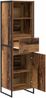 vidaXL Bücherregal Altholz 43 x 36 x 150,5 cm Holzwerkstoff 886628 Bild 5
