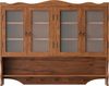 HAUSS SPOLE Hängeschrank 90cm Küchenschrank Badzimmerschrank mit Hakenleistenbereich,Braun Bild 3