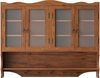 HAUSS SPOLE Hängeschrank 90cm Küchenschrank Badzimmerschrank mit Hakenleistenbereich,Braun Bild 4