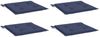 vidaXL Palettenkissen 4 Stk. Marineblau 40x40x4 cm Oxford-Gewebe 378359 Bild 3