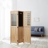 Homestyle4U Paravent mit Blackboard, Tafel & Wochenplaner, 3-teilig, Holz, natur Bild 2