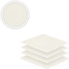 Seiftuch 4er Set 30 x 30 cm Naturweiss Bild 2
